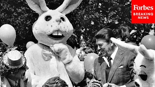 EASTER FLASHBACK: President Reagan hosts White House Easter Egg Roll in 1983.