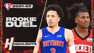 Cade Cunningham vs Jalen Green ROOKIE DUEL Full Highlights 🔥