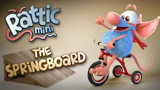 Funny Cartoon | Rattic Mini–The Springboard | Funny Cartoons For Kids | New Cartoons