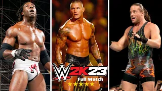 Full Match: WWE Randy Orton vs. Booker T vs. Rob Van Dam - Match Title Triple Threat March 29,2024