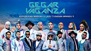 Kedudukan Markah & Lagu Tugasan Minggu Ke 5 Gegar Vaganza 9 (2022) | Ada Lagu Ada Lagi