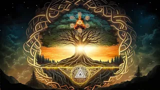 TREE OF LIFE | 528 Hz Deep Healing & Releasing Meditation | The Divine Light Energy Of The Universe
