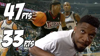 THE SWAGGIEST PLAYER EVER! Allen Iverson 47Pts vs Gilbert Arenas 33Pts!!