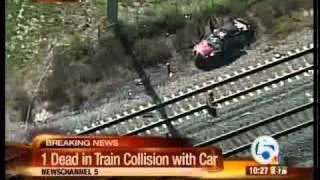 Tri-Rail and car collide