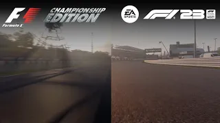 Comparison: F1 Championship Edition Intro vs. F1® 23 Recreation