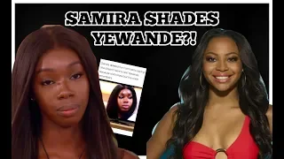 SAMIRA SHADES YEWANDE?!