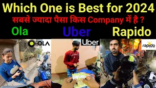Which one is best for 2024 Ola Uber and Rapido? कौन सबसे अच्छा है Ola Uber and Rapido
