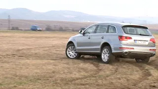 Audi Q7 V12 TDI top speed, sound and drive, 500 HP, 1000Nm