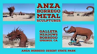 In Search of Metal Sculptures in Borrego Springs - Anza Borrego Desert State Park