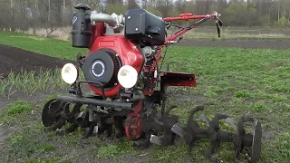 ФРЕЗЕРОВКА почвы мотоблоком "ХОПЕР" / MILLING of soil with a motor-block "HOPER"