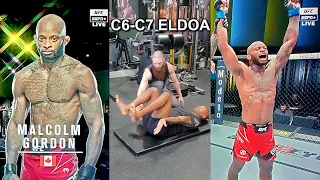 UFC FIGHTER, MALCOLM GORDON MMA, DOES THE C6-C7 ELDOA EXERCISE FOR NECK PAIN RELIEF!!! #Shorts