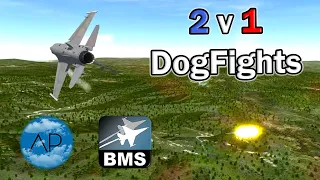 Falcon BMS 4.37 | F-16 2 v 1 ACM (Dogfights) | Fully Chaptered