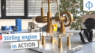 Our Stirling engine in action! l Kraus & Naimer