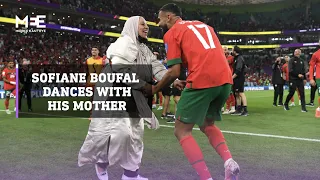 World Cup 2022: Sofiane Boufal celebrates Morocco win with his mother