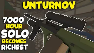 How a 7000 Hour Solo BECOMES Richest in UNTURNOV - Unturned PvP