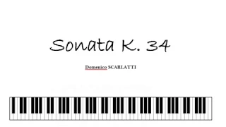 Scarlatti Sonata in D Minor K.34 (Downloadable Sheet Music)Grade 5 RCM Piano