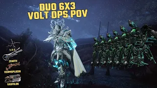 Duo 6x3 Eidolon Hunt | Volt DPS POV | Warframe - Is Terry afraid?