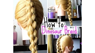 Dinosaur Braid Hairstyle