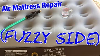 Air Mattress Repair “fuzzy side”