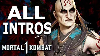 MORTAL KOMBAT 1 Quan Chi All Intros Dialogue Character Banter MK1