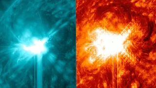 Sun unleashes two big X-flares as US suffers cell phone outages, unclear if related - See in 4K