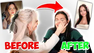 Turning my *EMO* best friend into me *SOFT GIRL* || *INSANE CHANGE* ft Valerie Le Pelch