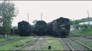 Кладбище тепловозов 3ТЭ10М - б/з Кэинарь / 3TE10M locomotive cemetery - Cainary stock base