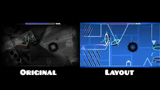 "Black Blizzard" Original vs Layout | Geometry Dash Comparison