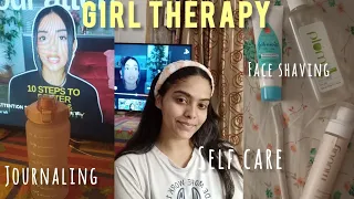 Vlog 26 /75   Romanticizing life 🎀| girl  therapy ✨| self care  🧼🧴🪞| journaling 🕺