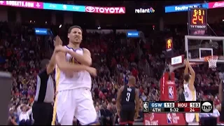 Steph Curry, Klay Thompson Combined for 10 Threes, 57 Points in Win vs. Rockets