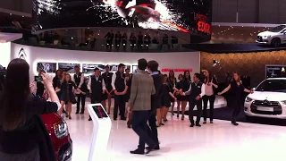 Geneva motor show  SITROEN flash mob dance