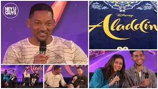 Hilarious Aladdin Press Conference in Full - Will Smith, Mena Massoud, Naomi Scott & Guy Ritchie