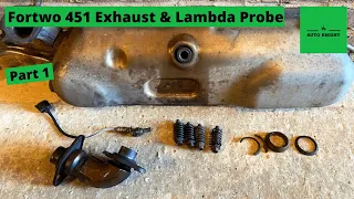 2008 Smart Fortwo 451 84 BHP Lambda Probe and Exhaust Part 1 - Removal