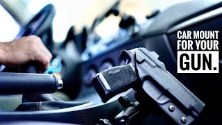 Mount Your GUN in your car by Dara Holsters | Truck mount for hand gun