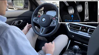BMW Genius How-to: Drive a Manual Transmission! (In a 2022 BMW M3)!