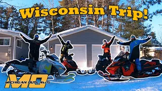 Wisconsin Snowmobile Trail Riding Trip