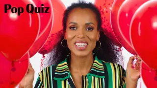 Kerry Washington Plays a Game of Pop Quiz | Marie Claire