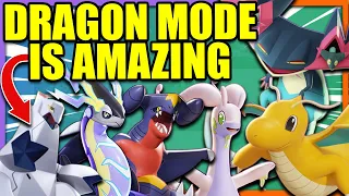 I played EVERY DRAGON POKEMON in the NEW GAME MODE | Pokemon Unite