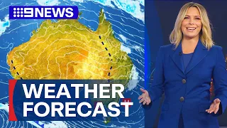 Australia Weather Update: South-east capitals to experience cooler temperatures | 9 News Australia