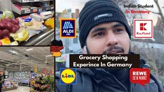 Experiencing Grocery Shopping In Germany 2023 |Prices & Tips For Indian Student In Germany| Vlog #11