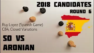 Wesley So plays a brilliant Ruy Lopez and crushes Aronian ⎸2018 Candidates, Round 6