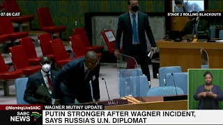Putin stronger after Wagner incident, says Russia's UN Diplomat