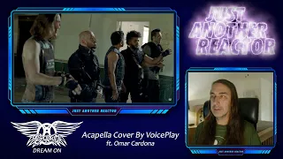 Just Another Reactor reacts to Aerosmith - Dream On (Acapella Cover) VoicePlay ft. Omar Cardona