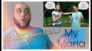 Austin Brown & Tim Foust "My Maria" | Voice Teacher Reaction