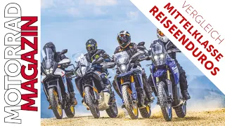 Reiseenduro-Vergleich 2023 - Die Mittelklasse - Transalp, 790 Adventure, V-Strom 800DE, Ténéré 700