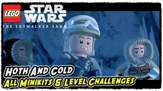 Lego Skywalker Saga Hoth and Cold All Minikits and Level Challenges