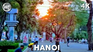 Hanoi Old Quarter at Dusk - 🇻🇳 Vietnam - 4K Walking Tour