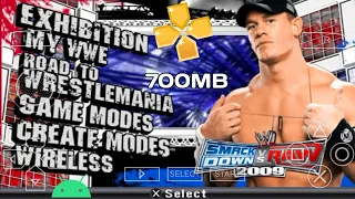 WWE SmackDown Vs. Raw 2009 PSP Game For PPSSPP Emulator On Android Mobile Device | Gameplay