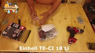 Einhell TE-CD and TE-CI 18 Li unboxing and testing