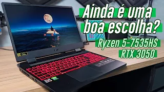 Ainda satisfaz os gamers? Usei o novo Nitro 5 (Ryzen 5-7535HS + RTX 3050) Review